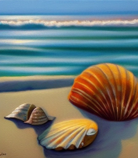 06825-3063500650-she sells sea shells by the sea shore; painting by john foster.webp